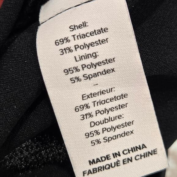 Cinq a Sept Viera Grommet Wide Leg Flare Dress Pants Formal Black 12 Whimsygoth - Picture 9 of 9